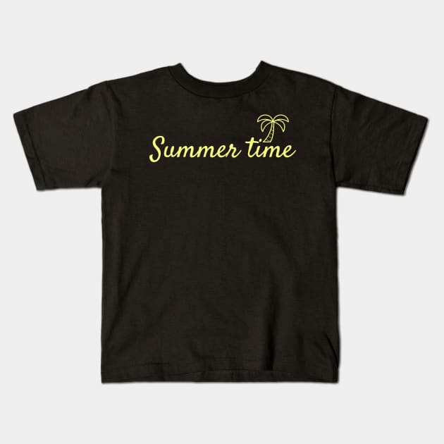 Summer time t shirt Kids T-Shirt by SunArt-shop